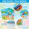 96Pcs Beach Party Supplies Summer Pool Party Paper Plates Napkins Forks Set